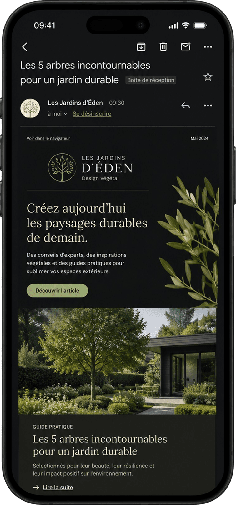Aperçu publication Instagram générée par Jarvis